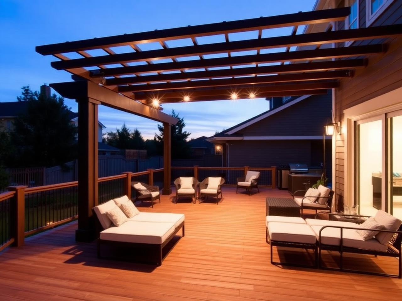 Backyard Deck & Pergola