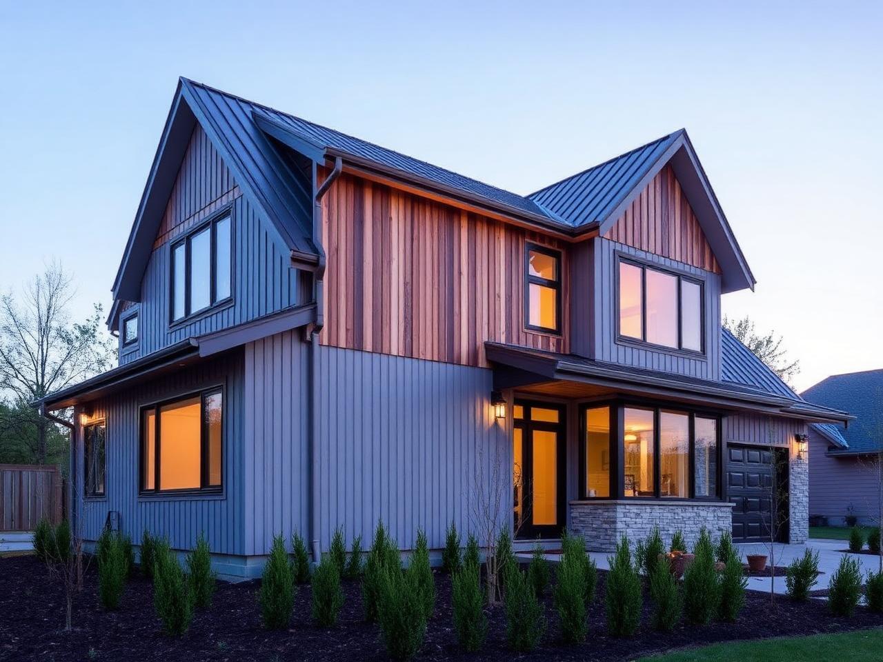 Mixed-Material Contemporary